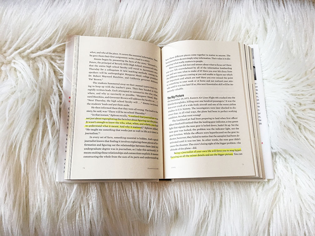 Essentialism by Greg McKeown