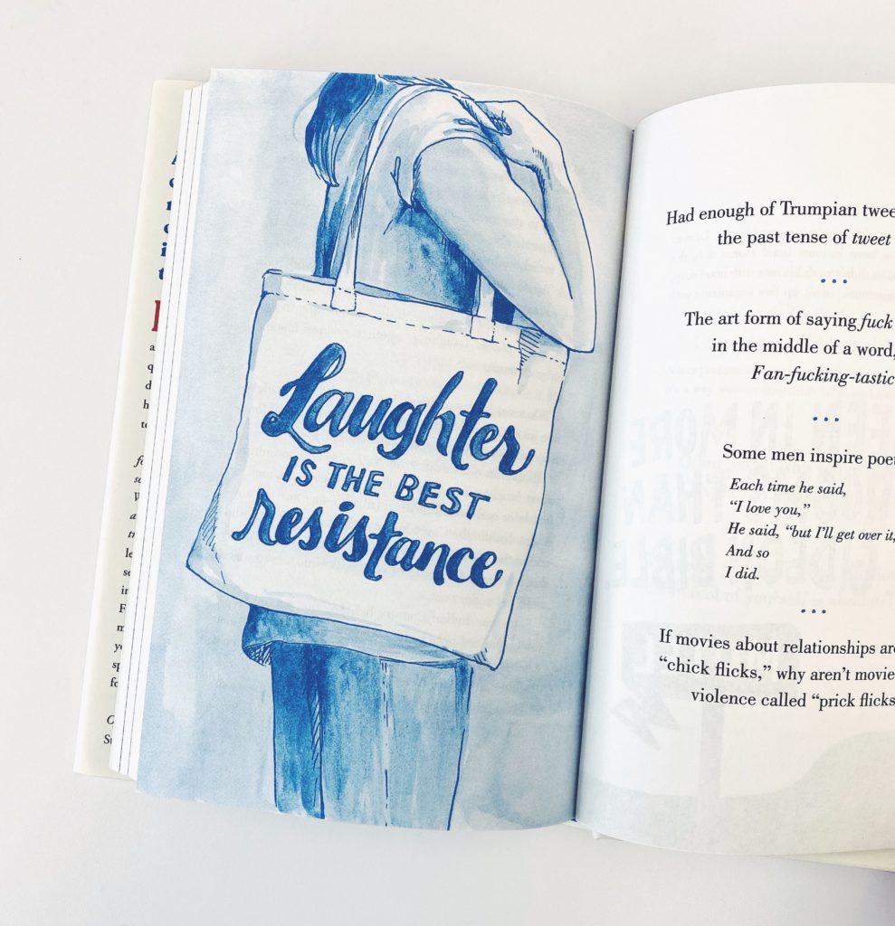 A spread from the book, The Truth Will Set You Free, But First It Will Piss You Off!